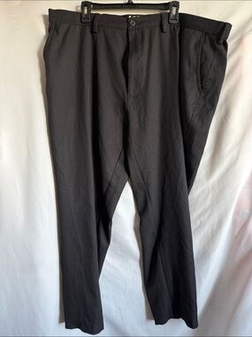 Men's Black Dress Pants - Tailored Straight Leg